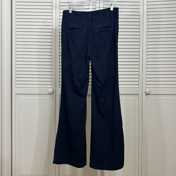 Maeve Dark Blue Flare & Wide Leg Jeans Size 30 - Picture 13 of 16